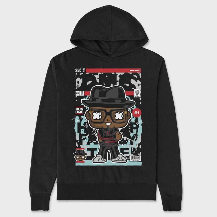 Run DMC, Unisex Men's Hoodie