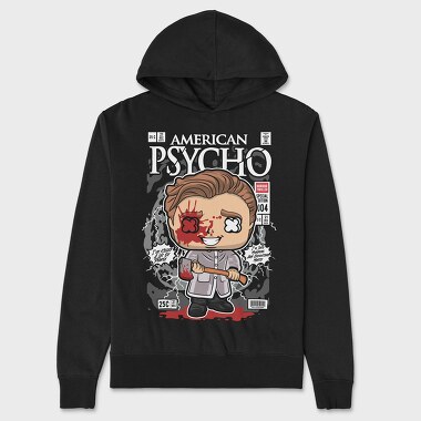 American Psycho Patrick Bateman, Unisex Men's Hoodie