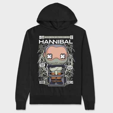 Hannibal Lector Silence Of The Lambs, Unisex Men's Hoodie