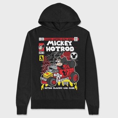 Mickey Hot Rod, Унисекс Мъжко Суичър