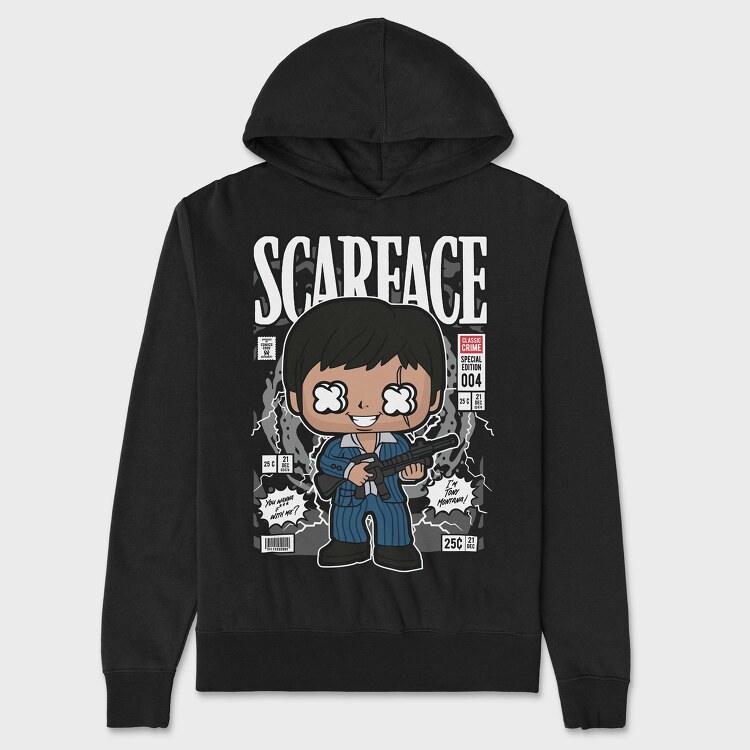 Scarface Tony Montana, Унисекс Мъжко Суичър