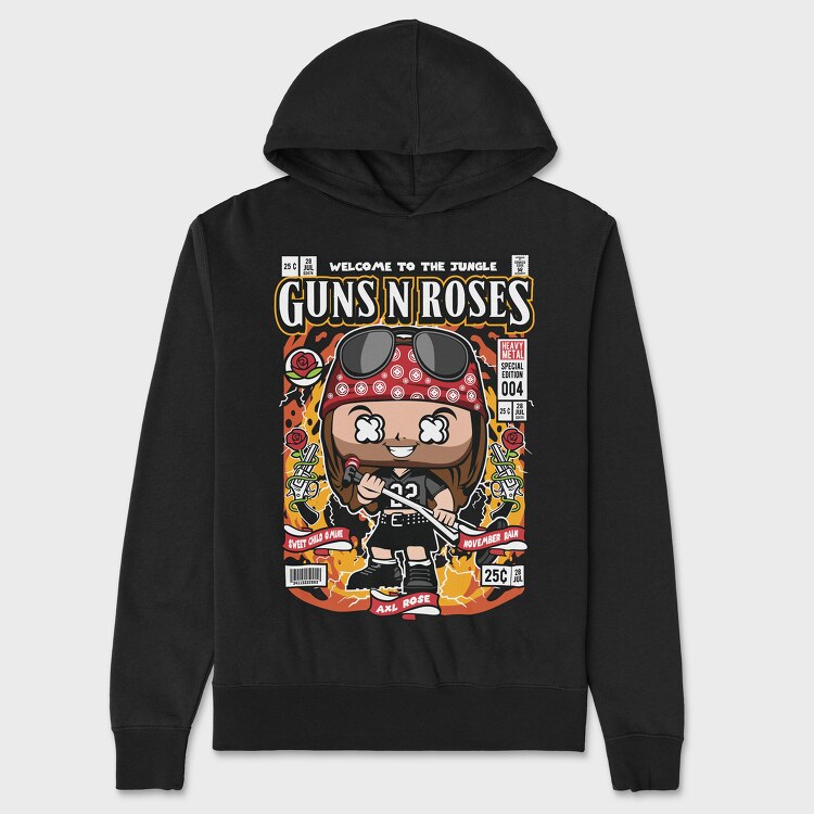 Axl Rose, Unisex Men's Hoodie