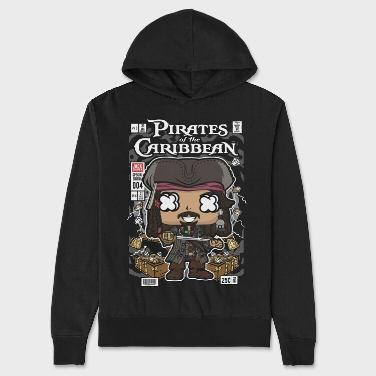 Jack Sparrow Pirates Of The Caribbean, Унисекс Мъжко Суичър