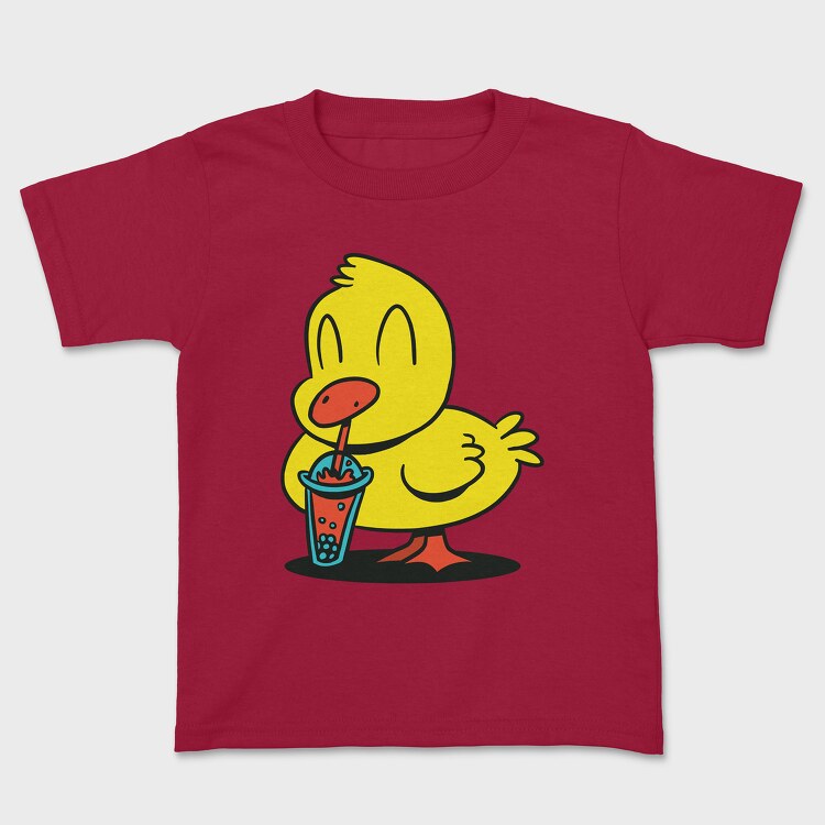 Duck Bubble Tea, Kids' T-Shirt