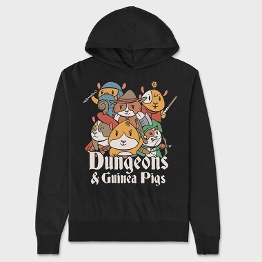Dungeons And Guinea Pigs, Unisex Men's Hoodie