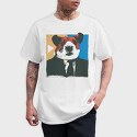 Surfing Beaver, Unisex Men's T-Shirt