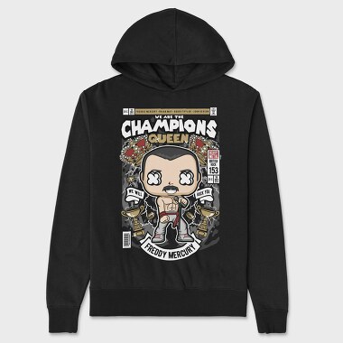 Freddy Mercuri Queen, Unisex Men's Hoodie