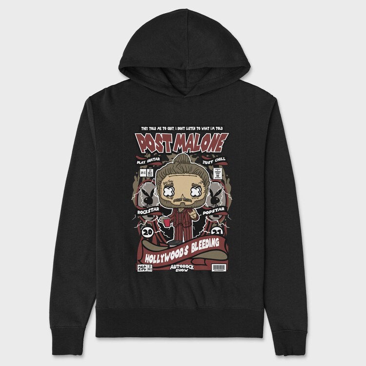 Post Malone, Unisex Men's Hoodie