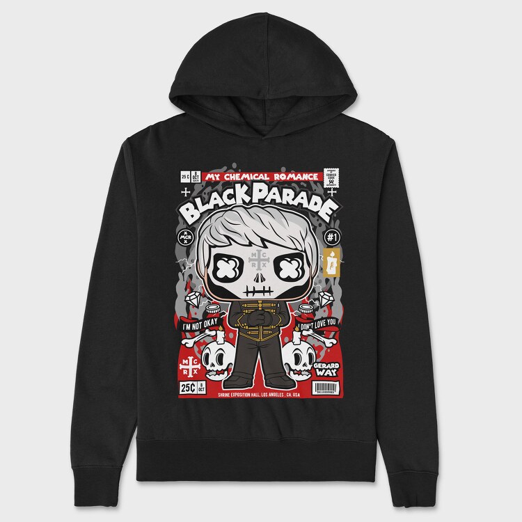 Gerard Way Black Parade, Унисекс Мъжко Суичър