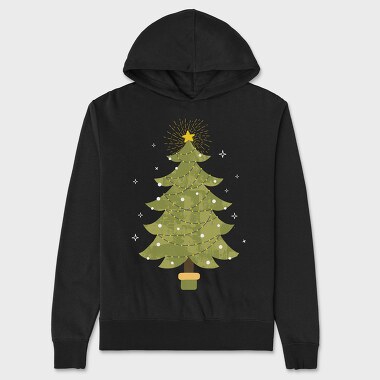 Christmas Tree, Unisex Men's Hoodie