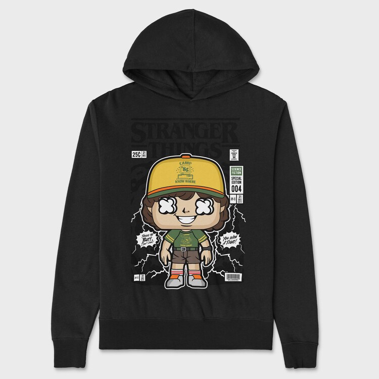 Stranger Things Dustin, Unisex Men's Hoodie