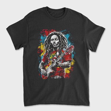 Bob Marley 2, Unisex Men's T-Shirt
