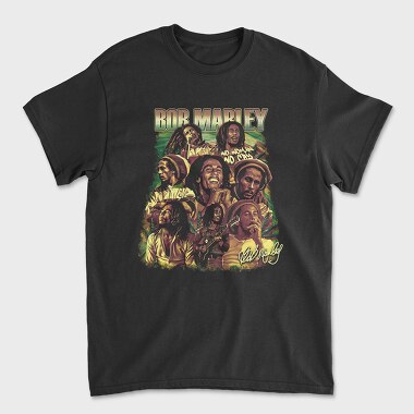 Bob Marley 4, Unisex Men's T-Shirt