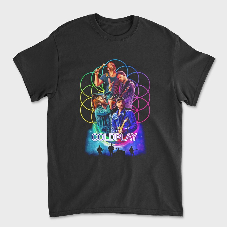 Coldplay, Unisex Men's T-Shirt