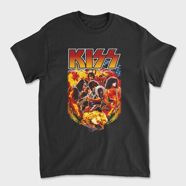 Kiss 4, Unisex Men's T-Shirt