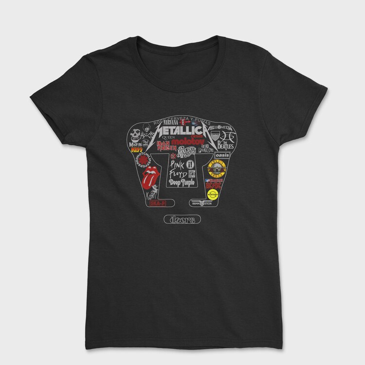 Rock Bands, Women's T-Shirt