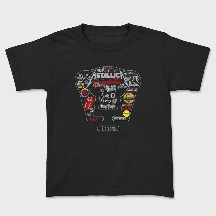 Rock Bands, Kids' T-Shirt