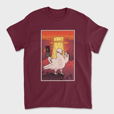 Atomic Dove, Unisex Men's T-Shirt