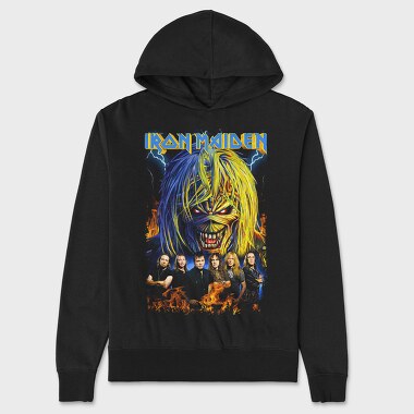 Unisex Men's Hoodie, Iron Maiden 3