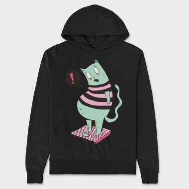 Fat Cat, Unisex Men's Hoodie