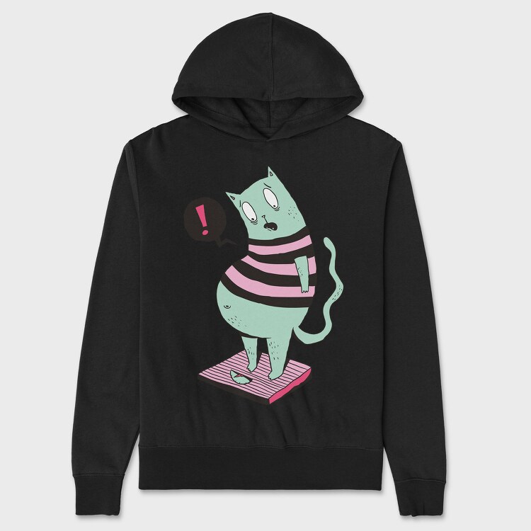 Fat Cat, Unisex Men's Hoodie