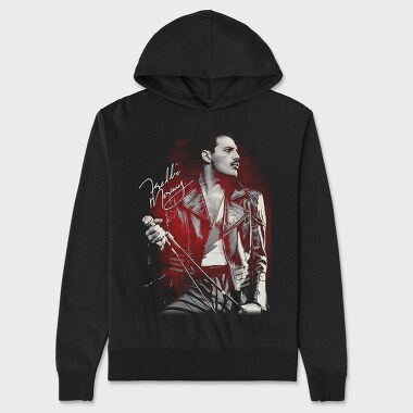 Unisex Men's Hoodie, Freddie Mercury 2
