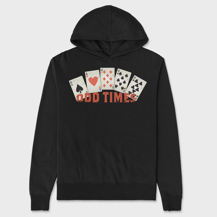 Odd Times, Unisex Men's Hoodie
