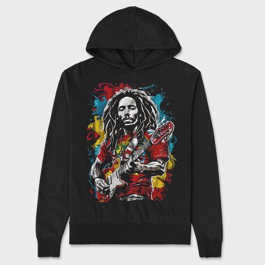 Bob Marley 2, Unisex Men's Hoodie