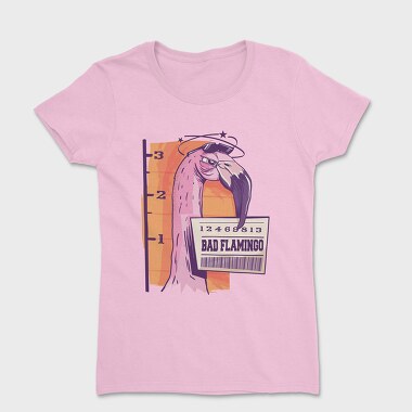 Bad Flamingo, Women's T-Shirt