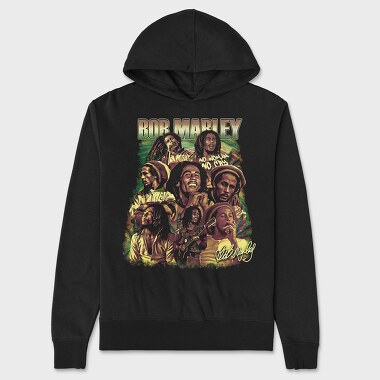 Bob Marley 4, Unisex Men's Hoodie