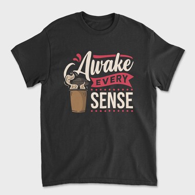 Awake Every Sense, Унисекс Мъжка Тениска