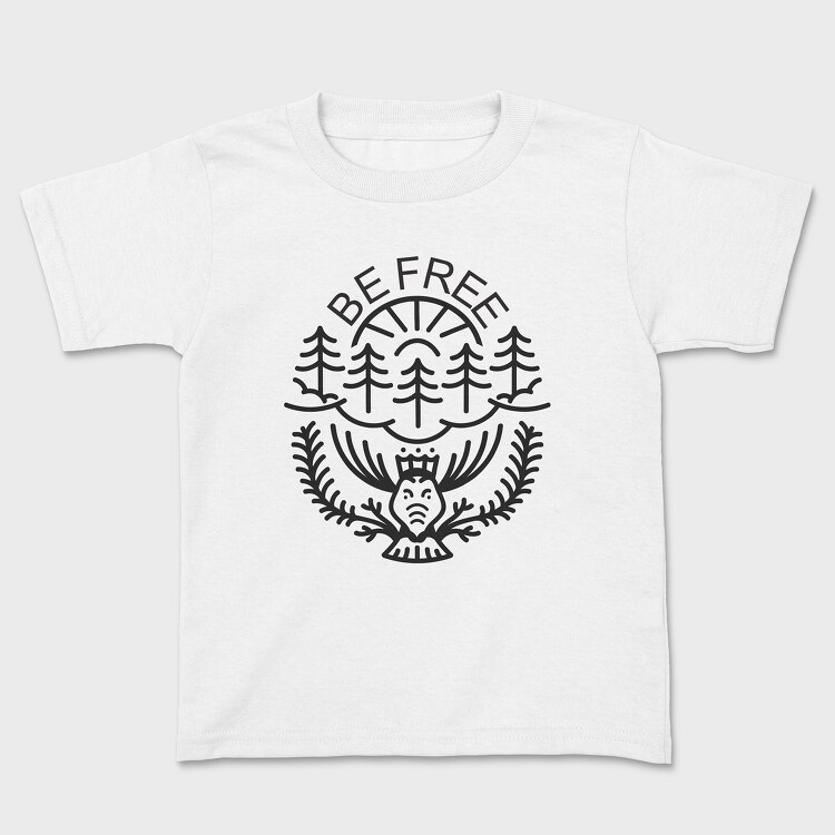 Be Free, Kids' T-Shirt