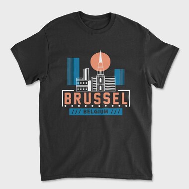 Brussel, Unisex Men's T-Shirt