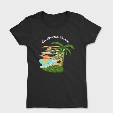 California Beach, Women's T-Shirt