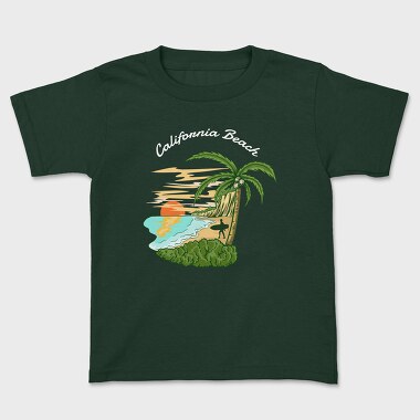 California Beach, Kids' T-Shirt
