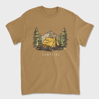 Campfire 3, Unisex Men's T-Shirt