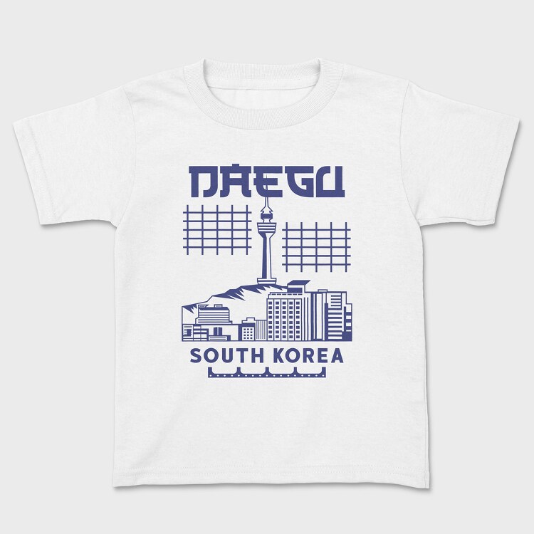 Daegu, Kids' T-Shirt