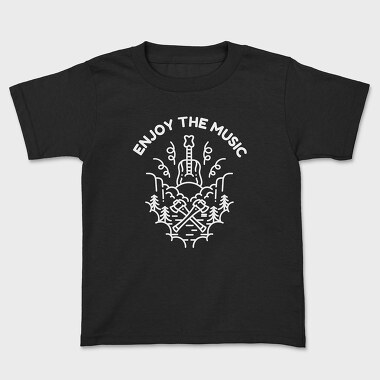 Enjoy the Music, Kids' T-Shirt