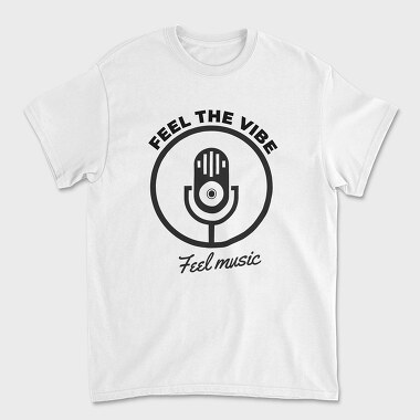 Feel the Vibe, Unisex Men's T-Shirt