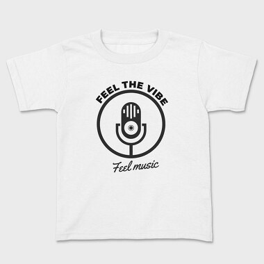 Feel the Vibe, Kids' T-Shirt