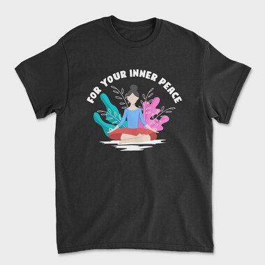 For Your Inner Peace, Unisex Men's T-Shirt