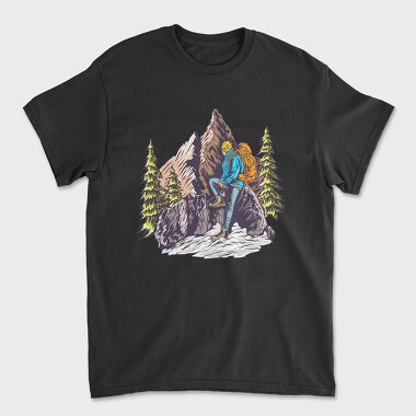 Hike More, Unisex Men's T-Shirt