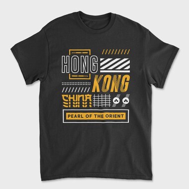 Hong Kong, Унисекс Мъжка Тениска