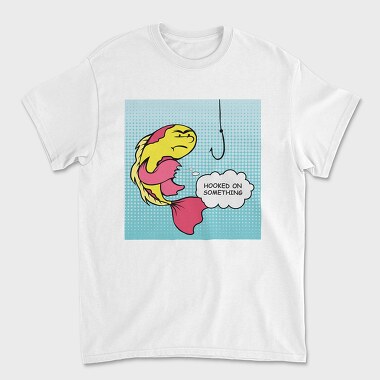 Hooked on Something, Unisex Men's T-Shirt