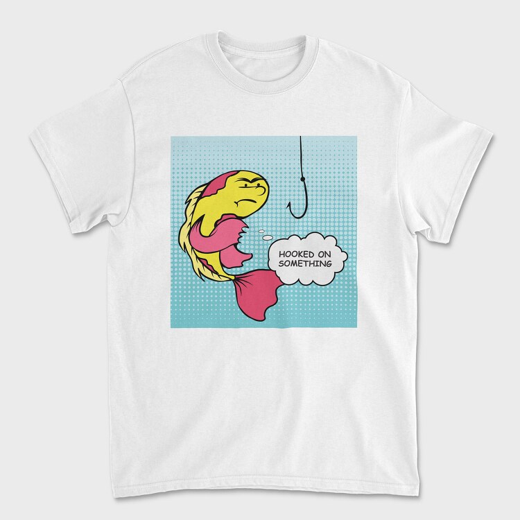 Hooked on Something, Unisex Men's T-Shirt