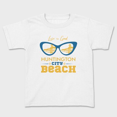 Huntington City Beach, Kids' T-Shirt