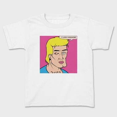 I Look Handsome, Kids' T-Shirt