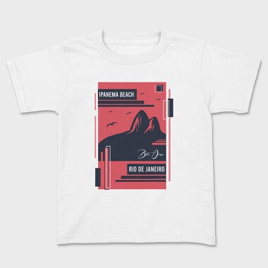 Ipanema Beach, Kids' T-Shirt