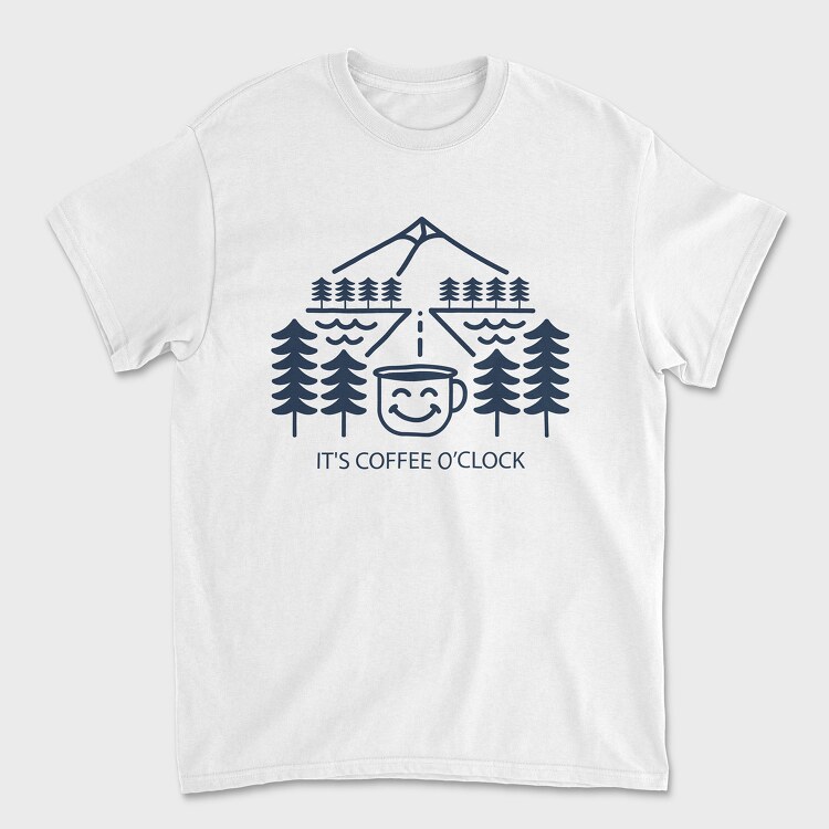 Its Coffee Oclock, Unisex Men's T-Shirt