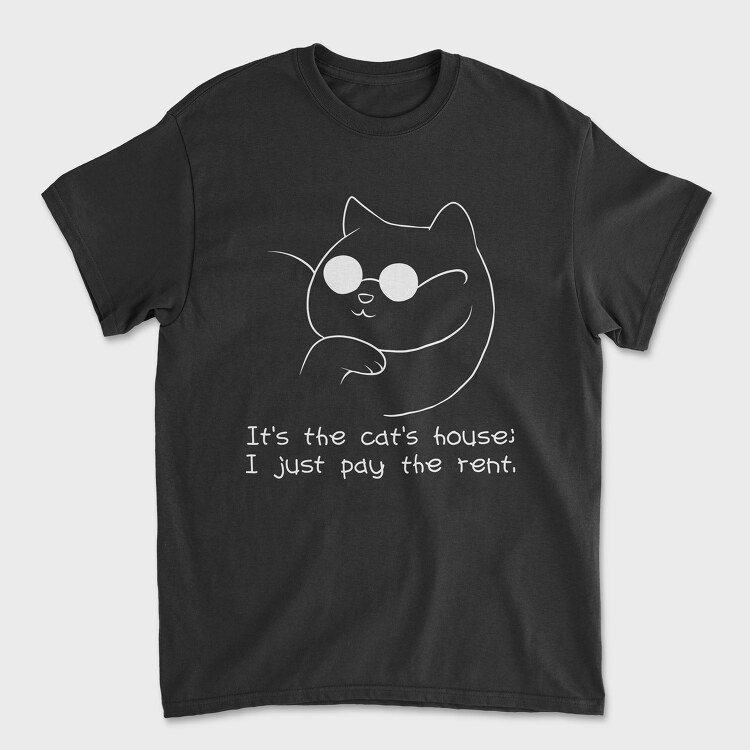 Its the Cats House, Унисекс Мъжка Тениска
